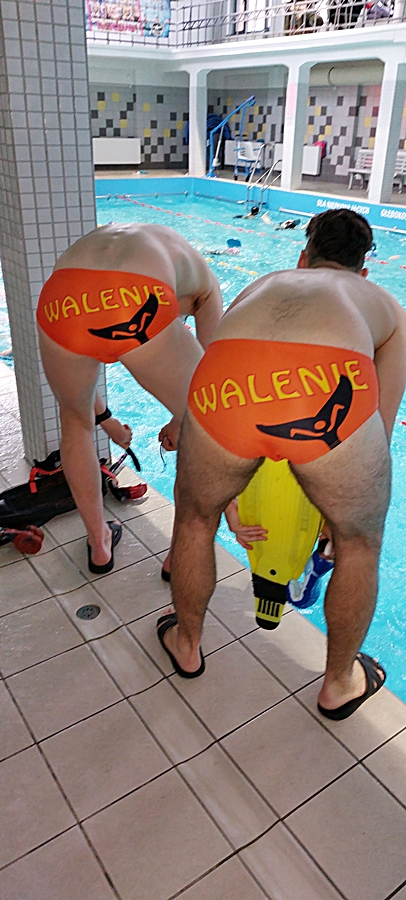 Hokej pod wodą Walenie Siemianowice Śląskie Trening 25 II 2023